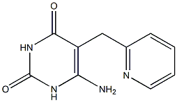 6-Amino-1-pyridin-2-ylmethyl-1H-pyrimidine-2,4-dione 结构式