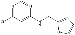 N-(6-Chloro-4-pyrimidinyl)-N-(2-furylmethyl)amine 结构式