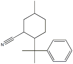 (+)-8-Phenylneomenthyl cyanide 结构式