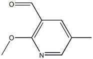 2-Methoxy-5-methylnicotinaldehyde 结构式