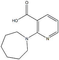 2-(1-Azepanyl)nicotinic acid 结构式