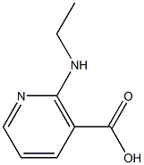 2-(Ethylamino)nicotinic acid 结构式