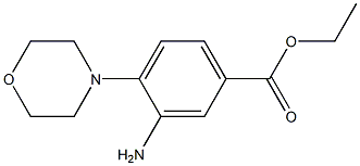Ethyl 3-amino-4-(4-morpholinyl)benzoate 结构式