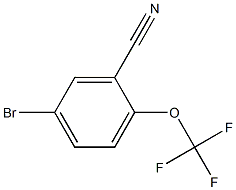 5-溴-2-(三氟甲氧基)苯腈 结构式