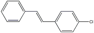 benzene, 1-chloro-4-[(E)-2-phenylethenyl]- 结构式