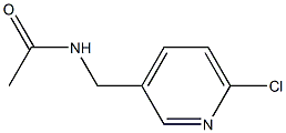 acetamide, N-[(6-chloro-3-pyridinyl)methyl]- 结构式