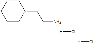 2-(1-哌啶基)乙胺二盐酸盐 结构式