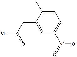 2-(2-methyl-5-nitrophenyl)acetyl chloride 结构式