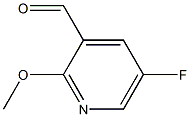 2-甲氧基-5-氟吡啶-3-甲醛 结构式