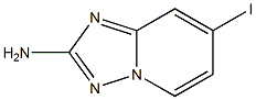 7-Iodo-[1,2,4]triazolo[1,5-a]pyridin-2-ylamine 结构式