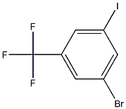 3-碘-5-溴三氟甲苯 结构式