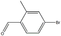 2-甲基-4-溴苯甲醛 结构式