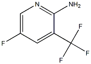 2-Amino-5-fluoro-3-(trifluoromethyl)pyridine 结构式