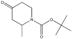 N-BOC-2-甲基-4-哌啶酮 结构式