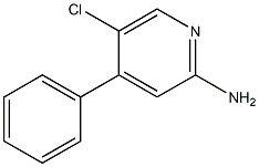 2-Amino-5-chloro-4-phenylpyridine 结构式