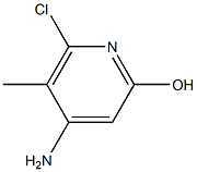 4-Amino-6-chloro-2-hydroxy-5-methylpyridine 结构式