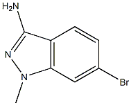 6-溴-1-甲基-1H-3-氨基吲唑 结构式