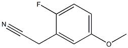2-氟-5-甲氧基苯乙腈 结构式