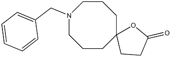 9-苄基-1-噁-9-氮杂螺[4.7]-2-十二酮 结构式