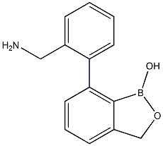 7-(2-(aminomethyl)phenyl)benzo[c][1,2]oxaborol-1(3H)-ol 结构式