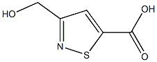 3-(hydroxymethyl)isothiazole-5-carboxylic acid 结构式