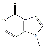 1-methyl-1,5-dihydro-4H-pyrrolo[3,2-c]pyridin-4-one 结构式