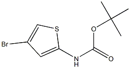 tert-butyl 4-bromothien-2-ylcarbamate 结构式