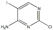 2-chloro-5-iodopyrimidin-4-amine 结构式