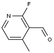 2-fluoro-4-methylnicotinaldehyde 结构式