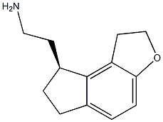 (S)-2-(2,6,7,8-tetrahydro-1H-indeno[5,4-b]furan-8-yl)ethanamine 结构式