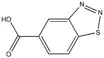 benzo[d][1,2,3]thiadiazole-5-carboxylic acid 结构式