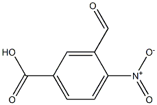 3-formyl-4-nitrobenzoic acid 结构式