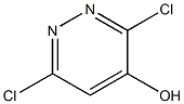 3,6-二氯-4-羟基哒嗪 结构式