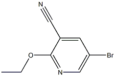5-bromo-2-ethoxypyridine-3-carbonitrile 结构式