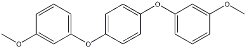 1,4-Bis(3-Methoxyphenoxy)benzene 结构式