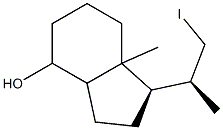 (1R,1'S)-Octahydro-1-(2'-iodo-1'-Methylethyl)-7a-Methyl-inden-4-ol 结构式