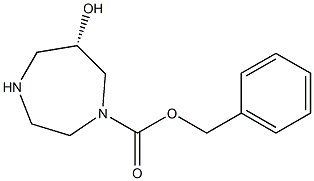 (S)-benzyl 6-hydroxy-1,4-diazepane-1-carboxylate 结构式