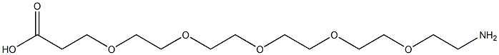 Z-18-aMino-4,7,10,13,16-pentaoxaoctadecanoic acid 结构式