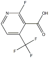 2-氟-4-(三氟甲基)烟酸 结构式