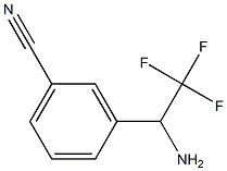 3-(1-AMino-2,2,2-trifluoro-ehyl)-benzonitrile 结构式