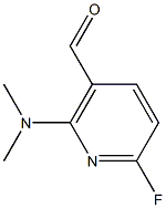 2-二甲氨基-6-氟吡啶-3-甲醛 结构式