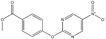 Methyl 4-(5-nitropyriMidin-2-yloxy)benzoate 结构式