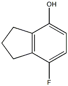 7-Fluoro-2,3-dihydro-1H-inden-4-ol 结构式