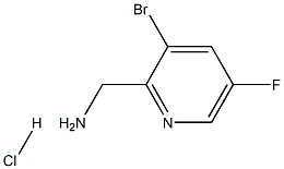 (3-Bromo-5-fluoropyridin-2-yl)methylamine hydrochloride 结构式