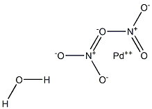 Palladium(II) Nitrate Hydrate 99.9% 结构式