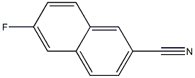 2-Cyano-6-fluoronaphthalene 结构式