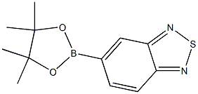 5-(4,4,5,5-Tetramethyl-1,3,2-dioxaborolan-2-yl)-2,1,3-benzothiadiazole 结构式