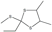 4,5-二甲基-2-乙基甲硫基-1,3-二硫杂环戊烷 结构式