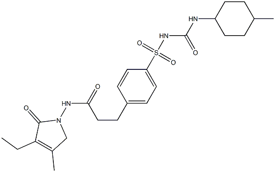 格列美脲杂质B 结构式