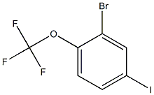 2-溴-4-碘三氟甲氧基苯 结构式